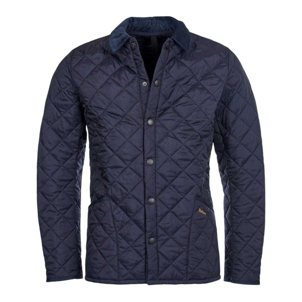 Barbour Mens Liddesdale Diamond Quilt Jacket / Navy